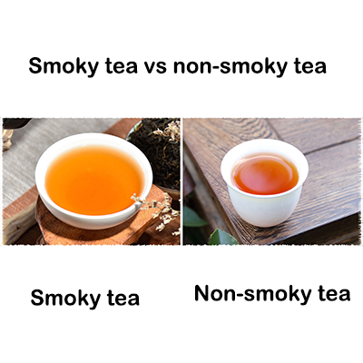 Smoky tea vs non-smoky tea